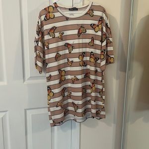 baggy butterfly shirt from shein never worn